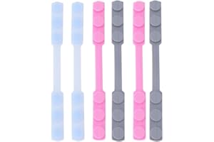 TOVINANNA 6pcs Adjustable Mask Hooks Silicone Ear Protectors for Comfortable Wear Relieves Ear Pressure Random Colors for Dai