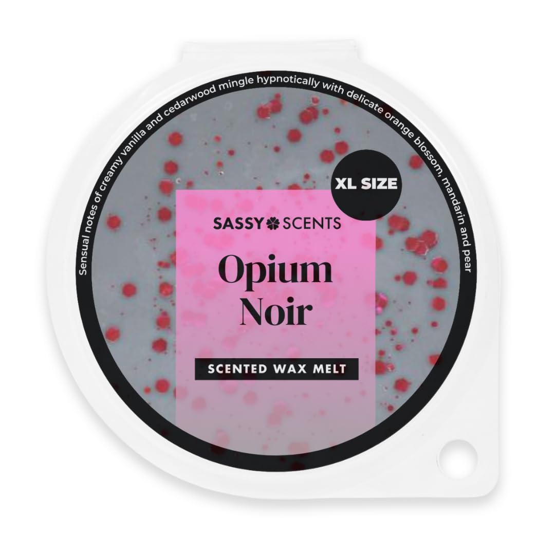 Sassy Scents Opium Noir Wax Melts | Up to 108 Hours Burn Time | Made in the UK | 70g XL