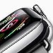 Apple Watch Series 4 Screen Protector 40mm Tempered Glass Screen Protector(2 -Pcs),Premium Surface Hardness Full Coverage Metal Frame Tempered Glass Screen Protector for Apple Watch 4/3/2/1