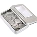 Coobey 200 Pieces Stainless Steel Screen Smoking Pipe Screens Filters 0.75 Inch with Silver Metal Boxe (Silver)