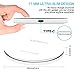UGpine Type C Wireless Charger,Qi Wireless Charging Pad Fast Charge for Samsung Galaxy Note 8 S8 S8 Plus S7 S7 Edge Note 5 S6 Edge Plus and Standard Charge for Apple iPhone X/8/8 Plus, White