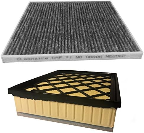 Cleenaire CEAF5 Premium Engine and Cabin Air Filter Combo Pack Kit Bundle For Ford Fusion, Edge, Lincoln MKZ, MKX