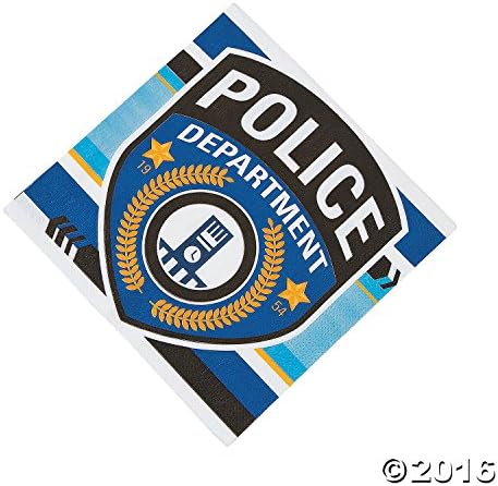 Police Party Luncheon Napkins