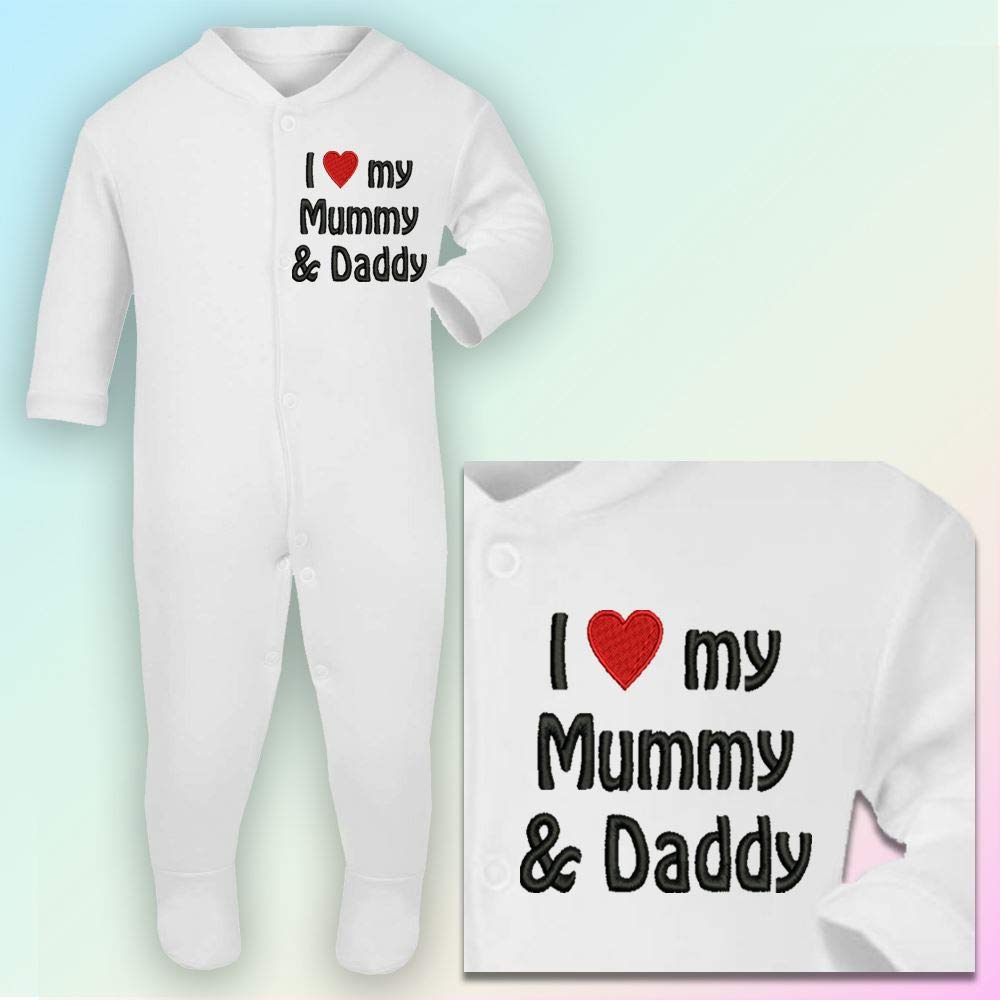 embroidered sleepsuit