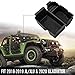 Seven Sparta Center Console Organizer for for Jeep Wrangler JL/JLU 2018-2019 and Gladiator JT 2020 ABS Console Tray with Anti-Slip Rubber Pad