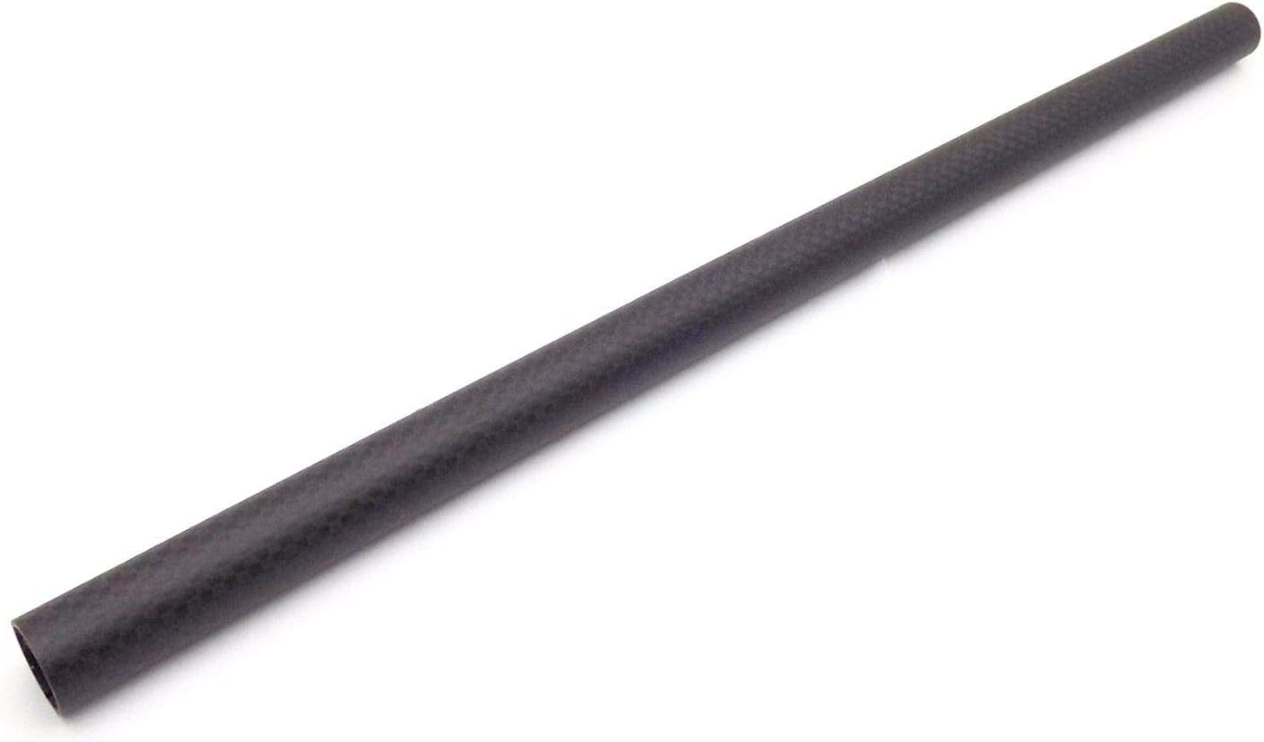 HXT 4pcs 16mm Carbon Fiber Tube 16x14x330mm 3K Carbon Fiber Matte Surface Finish