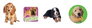Eureka Motivational Dog Stickers