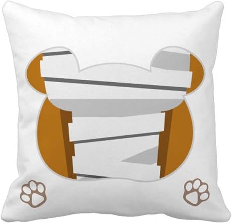 Amazon Co Jp エジプトのミイラの棺のイラストパターン 枕カバーを放り投げてスクエアベア 50cm X 50cm ホーム キッチン