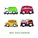 Car Toys-Pull Back Cars and Die-cast Vehicles for Toddlers & Kids (4 Pieces)-Friction Powered-Bright Colored