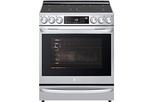 LG LSEL6337F 6.3 cu ft. Smart Wi-Fi Enabled ProBake Convection® InstaView™ Electric Slide-in Range with Air Fry