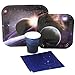 Space Party Supplies Packs (100 Pieces for 16 Guests) - Space Party Decorations , Outer Space Birthday Party, Stars Themed Party Supplies, Galaxy Table Cloth, Galaxy Party Decorations, Blue Orchards