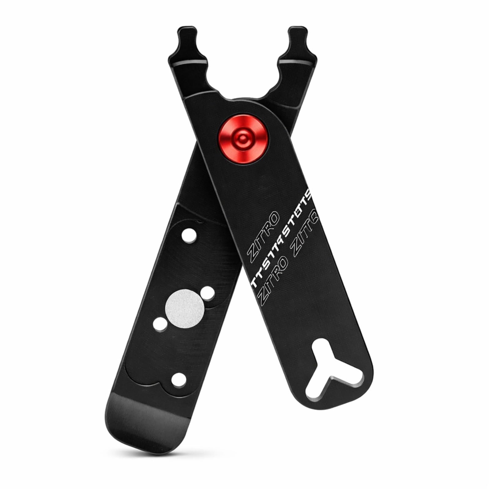 Bike Master Link Plier, Bike Master Quick Link Pliers, Bike Chain Pliers Master Link Plier Valve Tool Tire Lever 4 In1 Multi Function Tools (Black)