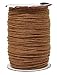 Mandala Crafts 1.5mm 109 Yards Russet Brown Cotton Waxed Cord for Jewelry Making Bracelet Cord Waxed String - Beading String Thread Jewelry Cords for Necklaces String