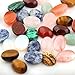 Mutilcolor 12pcs 10x14mm Oval Teardrop Random Color CAB Cabochon Beads Crystal Stone Wholesale for Jewelry Making(No Holes)