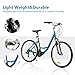 Murtisol Aluminum Comfort Bike 26” Commuter Bike Mountain Bike Hybrid Bike for Men & Women 21 Speeds Derailleur, Front & Seat Suspension, Adjustable Seat & Handlebar,Bluethumb 3
