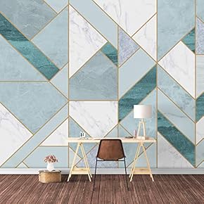 Wall Mural Abstract Geometric Pattern Removable Wallpaper Wall Sticker for Bedroom Living Room - 66x96 inches