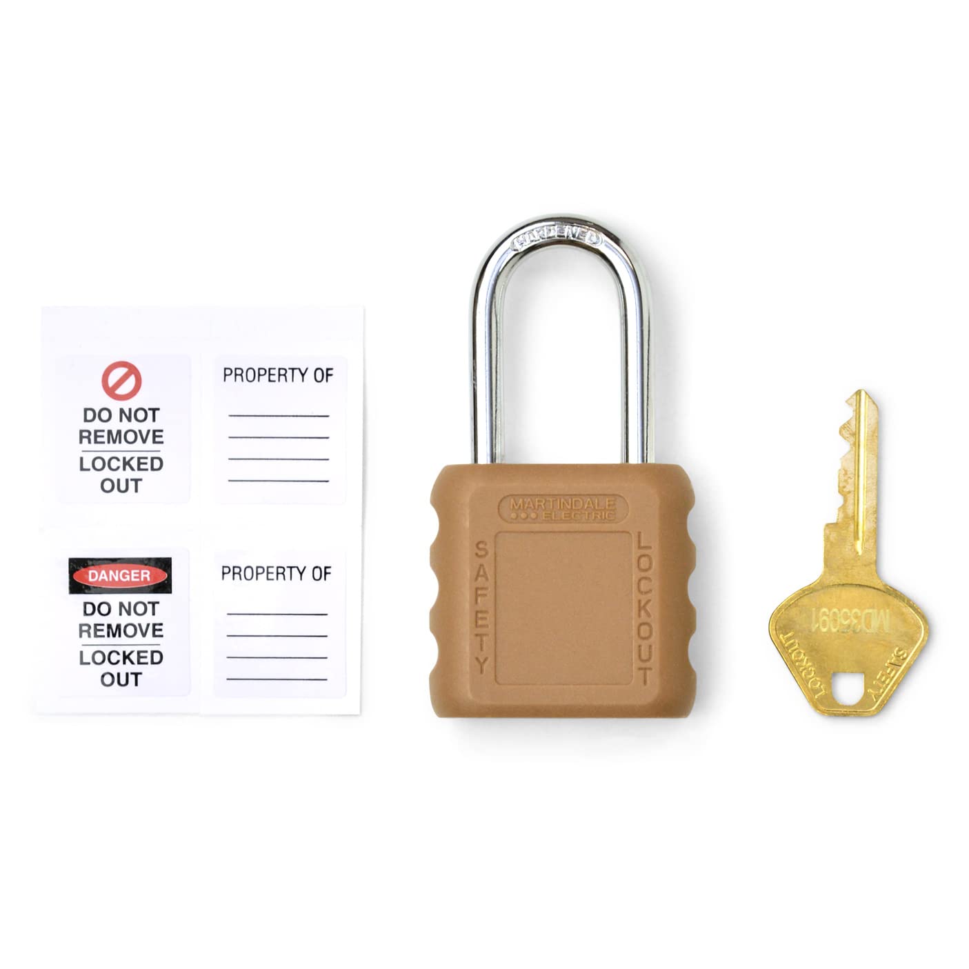 Martindale PAD11BN PAD11 Padlock, Brown, One Size