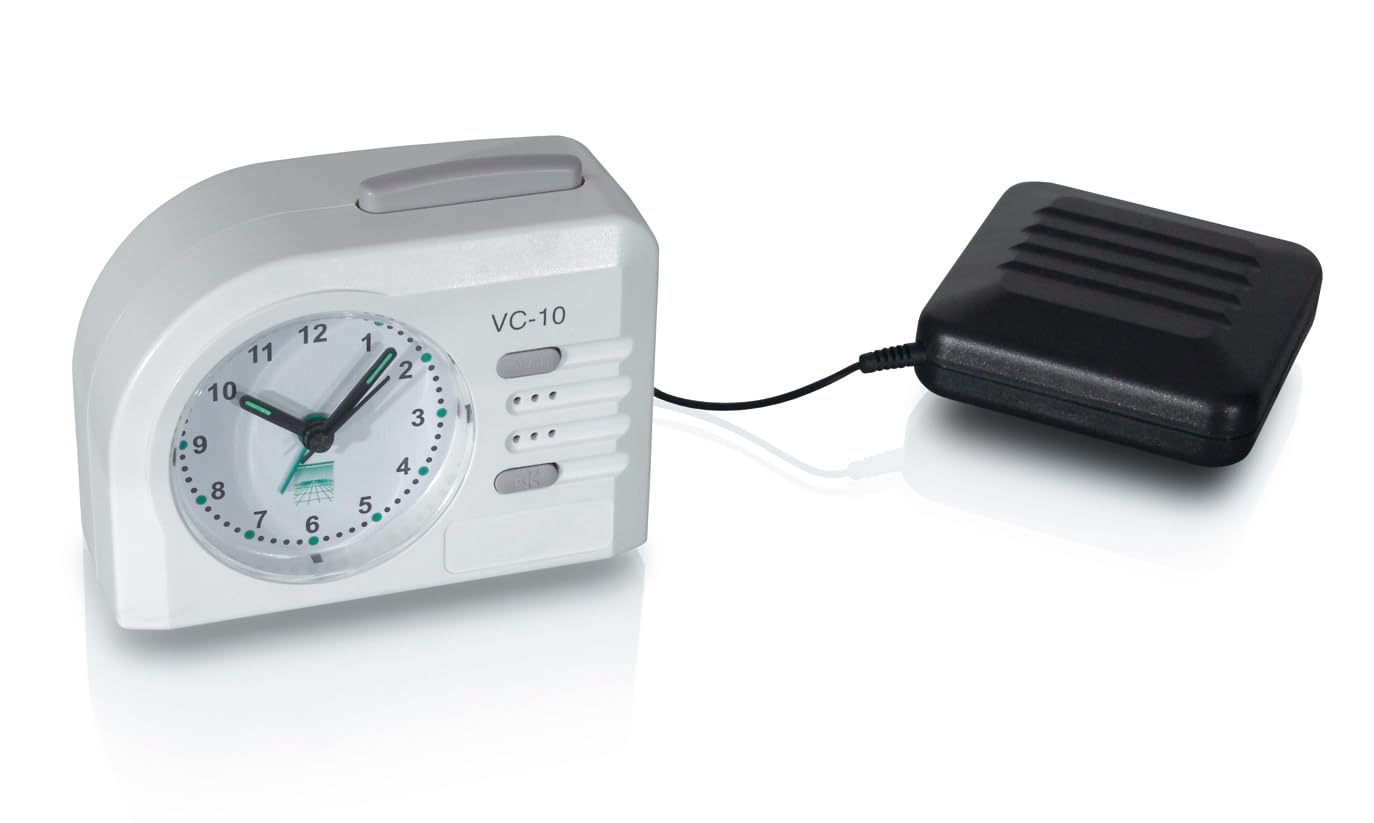 Humantechnik, Alarm Clock White Vibration Cushion Black, 85 x 120 x 50 mm