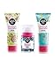 Good Virtues Co. Christmas Gift Set Black Seed Oil Anti Aging Facial Cleanser (3.4 oz), Facial Scrub -Clear Oily & Dry (3.4 oz) Night Cream Face Moisturizer (1.52 oz) Deep Pore Cleansing, Pack of 3