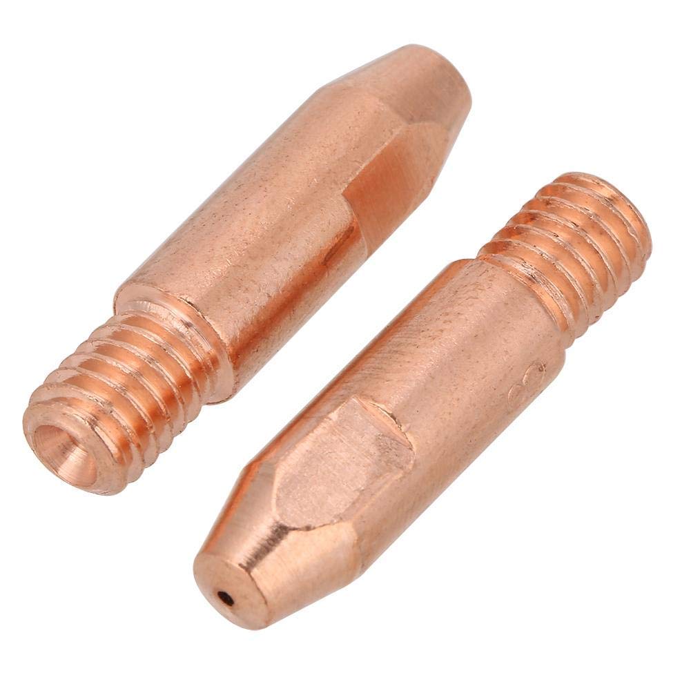 20Pcs M6 Red Copper Contact Tips for 24KD MIG MAG Welding Torch 1.2mm Replacement Parts
