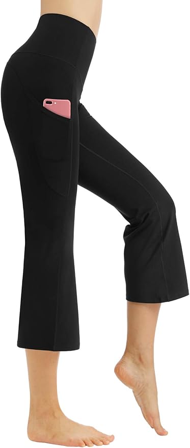 bootcut leggings with pockets