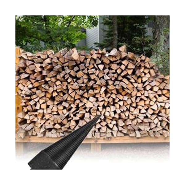 Holzspaltung Schnecke. Hölzerne Splitter Bohrer, Holz Splitter Schraubkegel Kindling Cracker, Abnehmbarer Brennholz… – Bild 5