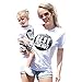 Winsummer Mom&Me Funny Mommy and Baby Matching T-Shirt Short Sleeve Summer Tees Outfits Parenr-Child Clothes