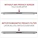 PYS Privacy Screen for MacBook Pro 13.3 Inch Laptop (2016-2022 M1/M2) – Magnetic Anti-Spy Security Filter with Webcam Cover Slider, Easy On/Off & Touch Bar Compatibility for MacBook Pro 13 inch Laptops