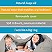 Quility Premium Kids Weighted Blanket & Removable Cover | 10 lbs | 41”x60” | for a Child Between 90-120 lbs | Premium Glass Beads | Cotton/Minky | Grey/Aqua Color