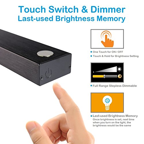 image for RTSU Touch Light, Rechargeable Wireless Magnetic Stick-on Anywhere Nig