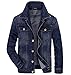 JYG Men's Denim Jacket Slim Fit Trucker Coat