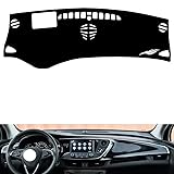 leather dash board cover mat Compatible with Buick