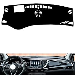 leather dash board cover mat Compatible with Buick