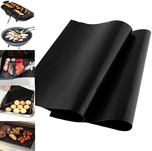 4Pcs PACK BBQ Grill Mat Easy Bake NonStick Grilling Mats 4 Mats Per Pack
