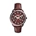 Fossil Women's ES4121 Tailor Multifunction Wine Leather Watch