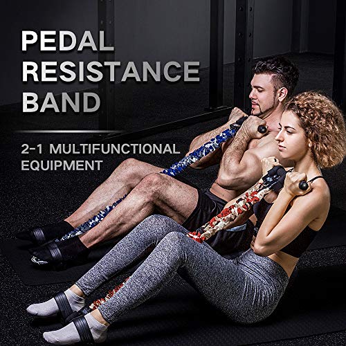INNSTAR-Pedal-Resistance-Band-Multifunction-Pull-Rope-Fitness-Equipment-Upgraded-3-Bands-Natural-Latex-Sit-up-Bodybuilding-Expander-for-ABS-Waist-Arm-Chest-Stretching-Slimming-Training