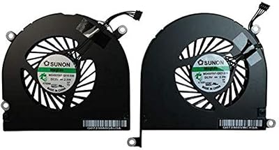 OLVINS Left Right CPU Fan for MacBook Pro 17 A1297 2009-2011 661-5044 661-5043