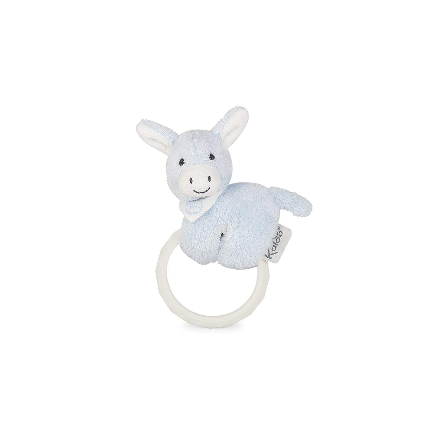 Kaloo K962774 Les Amis My First Rattle Régliss' Donkey, Blue