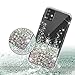 SunStory Galaxy A51 Case,Luxury Fashion with Moving Shiny Quicksand Glitter and Double Protection with PC Layer and TPU Bumper Case for Samsung Galaxy A51 Phone (Silver)