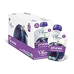 Plum Organics Stage 1, Organic Baby Food, Just Prunes, 3.5 ounce pouch (Pack of 12)