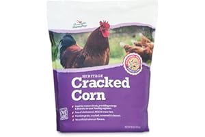 Manna Pro Chicken Scratch Feed, Heritage USA Purple Corn Blend, Natural Treat for Chickens and Ducks, Supports Healthy Digestion and Foraging, Poultry Scratch Grain, 10 lb Bag