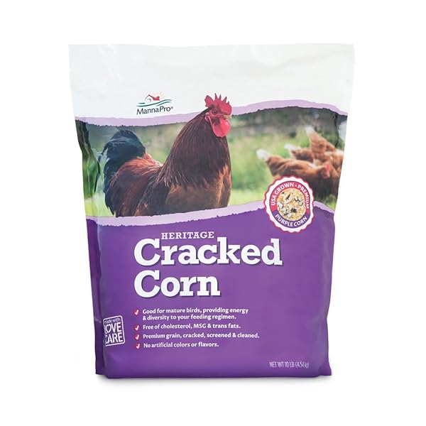 MANNA PRO CRACKED CORN W/PURPLE CORN 10LB
