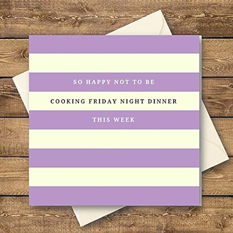 Tarjeta de felicitación de noche para nevera. Tarjeta de ...