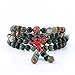 Yosoo Tibetan Buddhist India Agate Prayer Beads Mala Bless Bracelet Necklace Mala 108