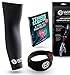 WIMI Sports & Fitness Tennis Elbow Brace & Copper Compression Sleeve (1-Count Each) - Eases Tennis Elbow & Arm Pain + Provides Relief & Support for Sore Muscles & Tendons
