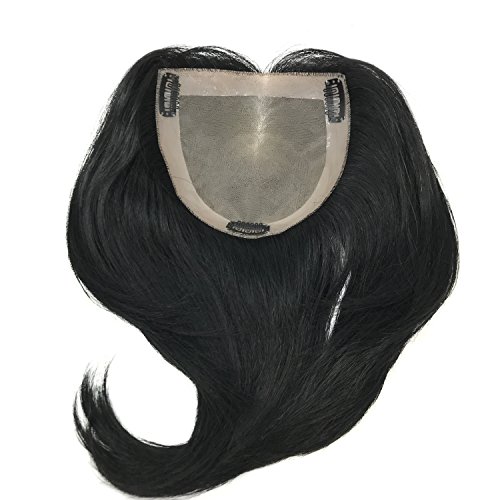 Monofilament bondable human hair women s kippah topper- color #24…