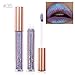Sky Lipsticks MEIQING Women Glitter Waterproof Long Lasting Lip Gloss Bold Vivid Colorful Lipgloss Nude Glitter Shimmer Lipstick Lip Kit (#35)