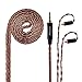 8 Core MMCX Replacement Cable Earphone Replacement Cable with MMCX Connectors，Upgrade Balanced Cable Silver Plated Audio Wire for SHURE 846 535 215 315 425 MAGAOSI K5 LZ A4 A5 etc.(MMCX 2.5mm)