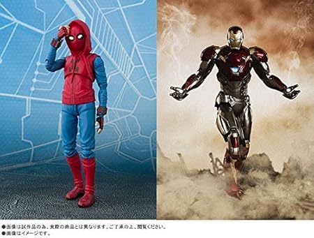 Amazon S H Figuarts スパイダーマン ホームカミング ホームメイドスーツver アイアンマン マーク47 フィギュア ドール 通販