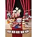Creative Converting Hollywood Lights Crepe Streamer, 30', Red/Black/White